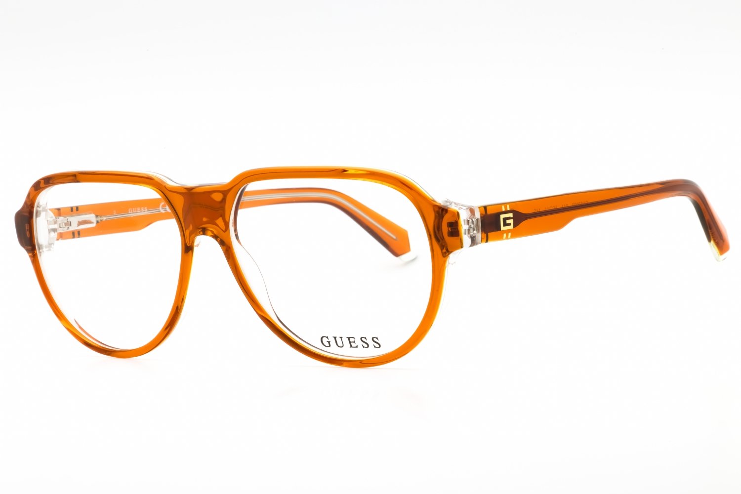 Guess GU50090 orange/other / clear demo lens 044 56-14-145 MM