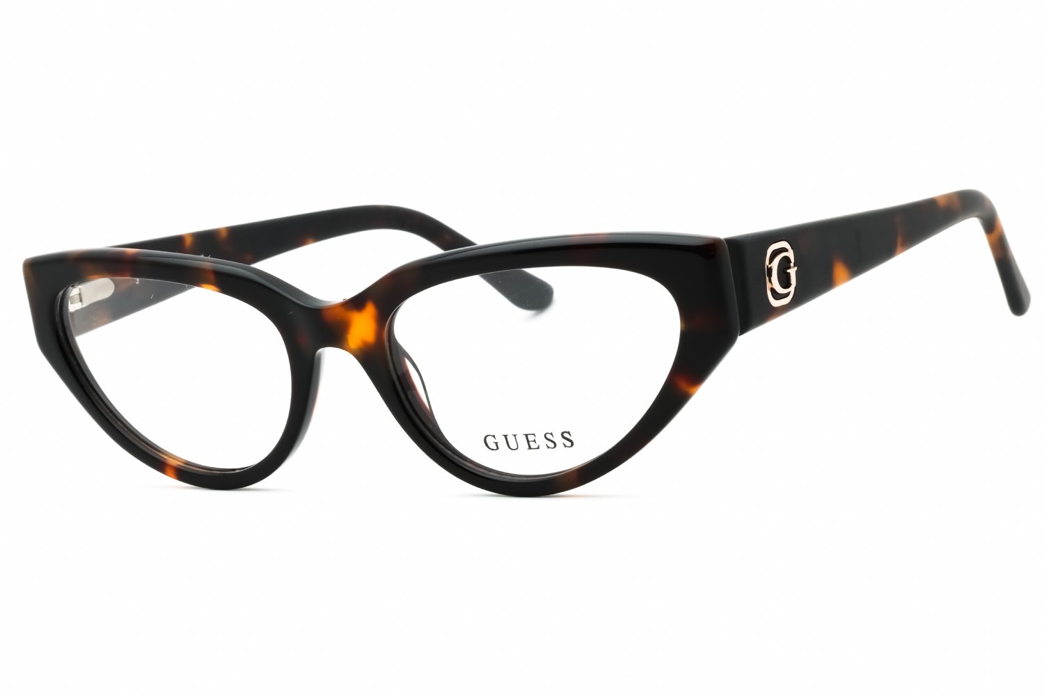 Guess GU50113 dark havana/clear demo lens 052 53-18-145 MM