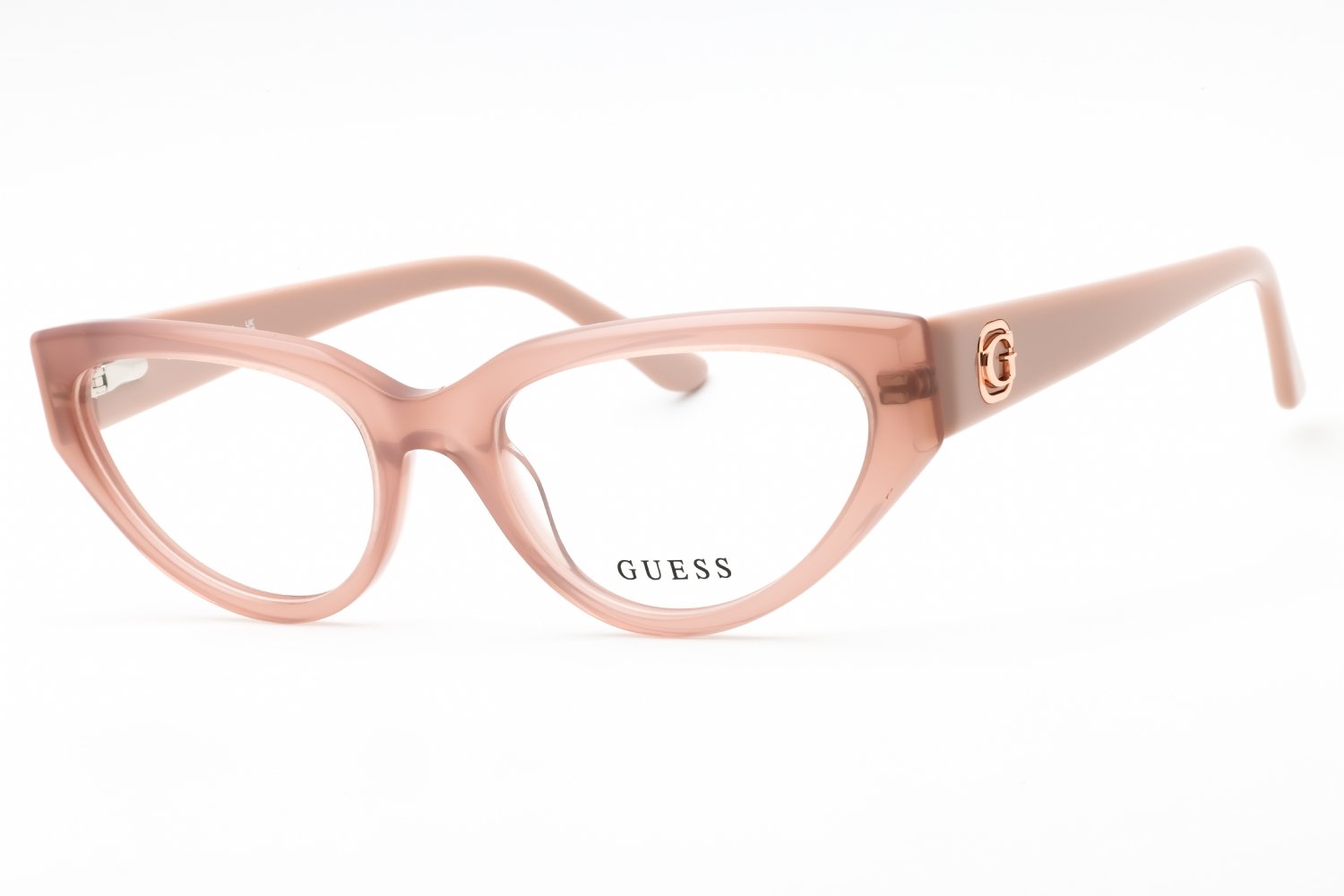 Guess GU50113 shiny beige/clear demo lens 057 53-18-145 MM