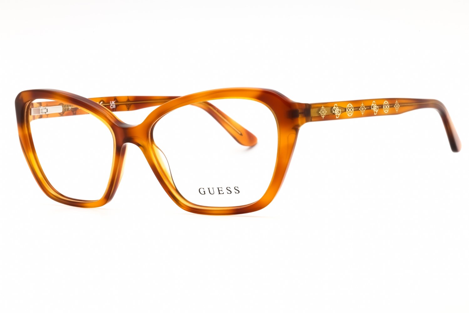 Guess GU50115 blonde havana/clear demo lens 053 52-14-140 MM