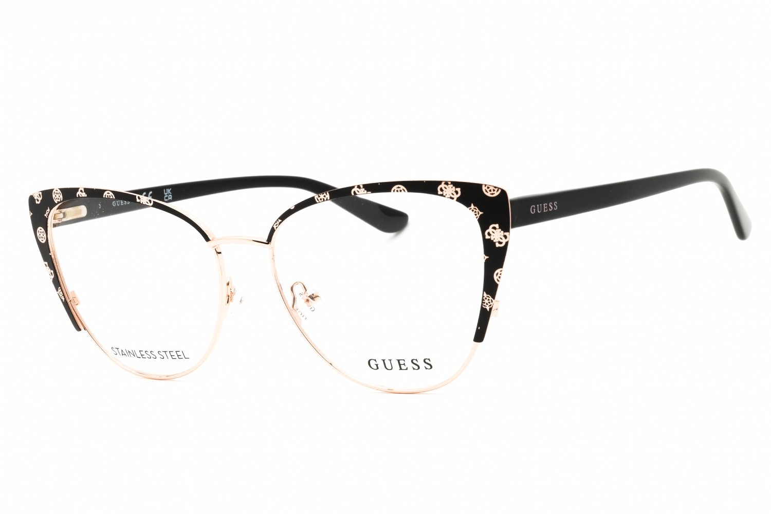 Guess GU50121 black/other/clear demo lens 005 55-16-145 MM
