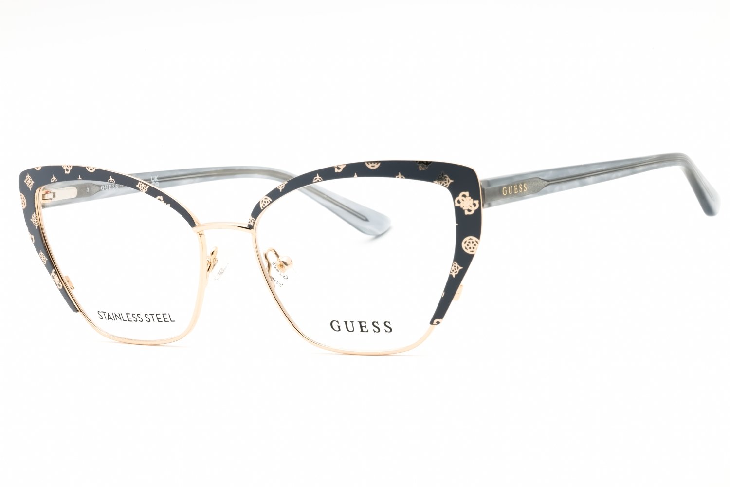 Guess GU50122 grey/other/clear demo lens 020 54-16-145 MM