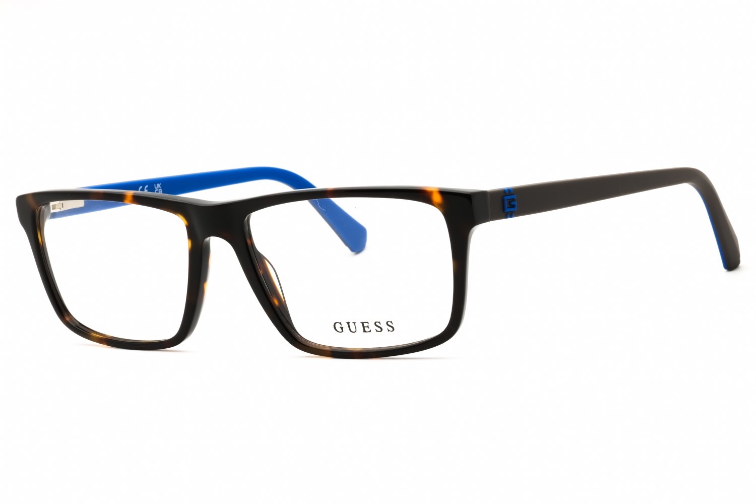 Guess GU50130 dark havana/clear demo lens 052 55-16-145 MM