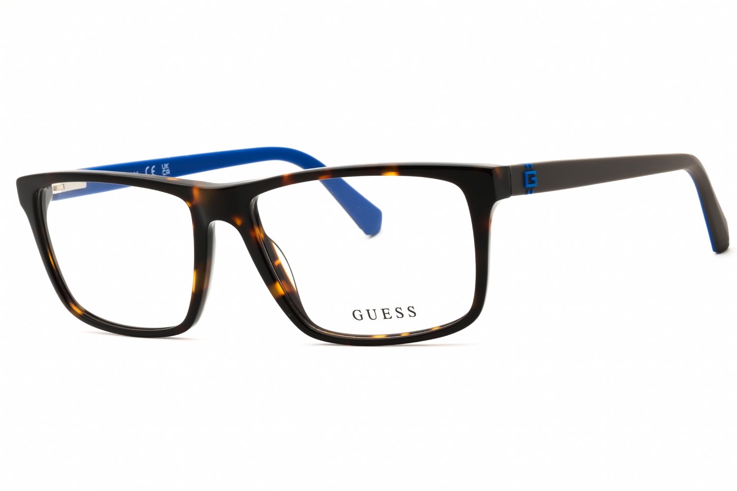 Guess GU50130 dark havana/clear demo lens 052 57-16-145 MM
