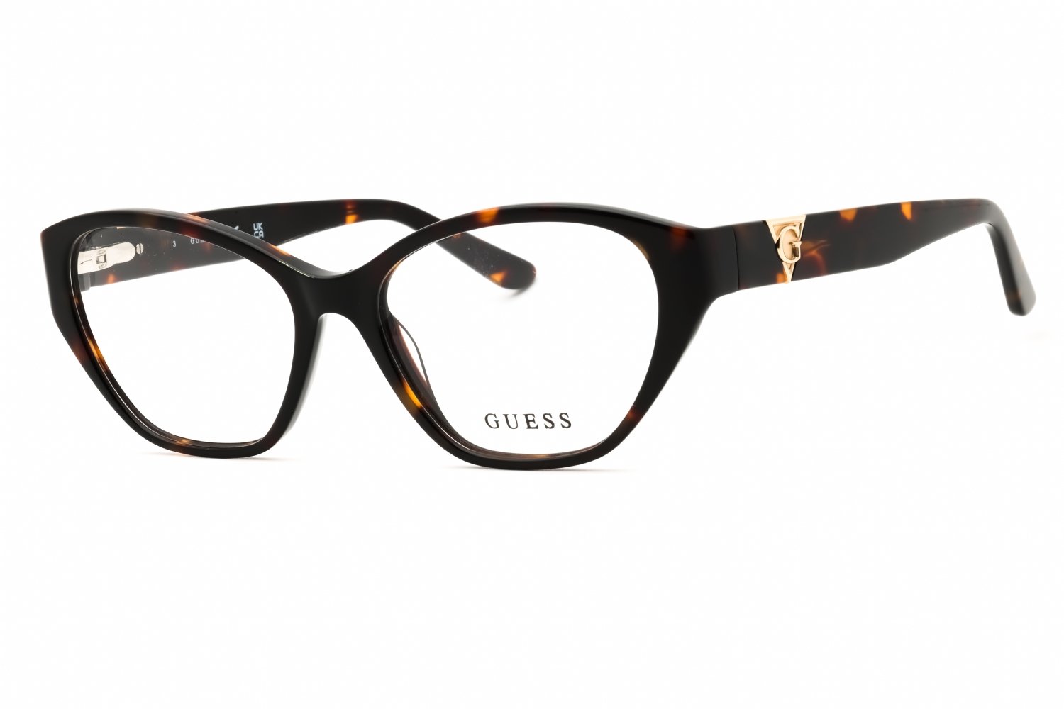 Guess GU50162 dark havana/clear demo lens 052 53-16-140 MM
