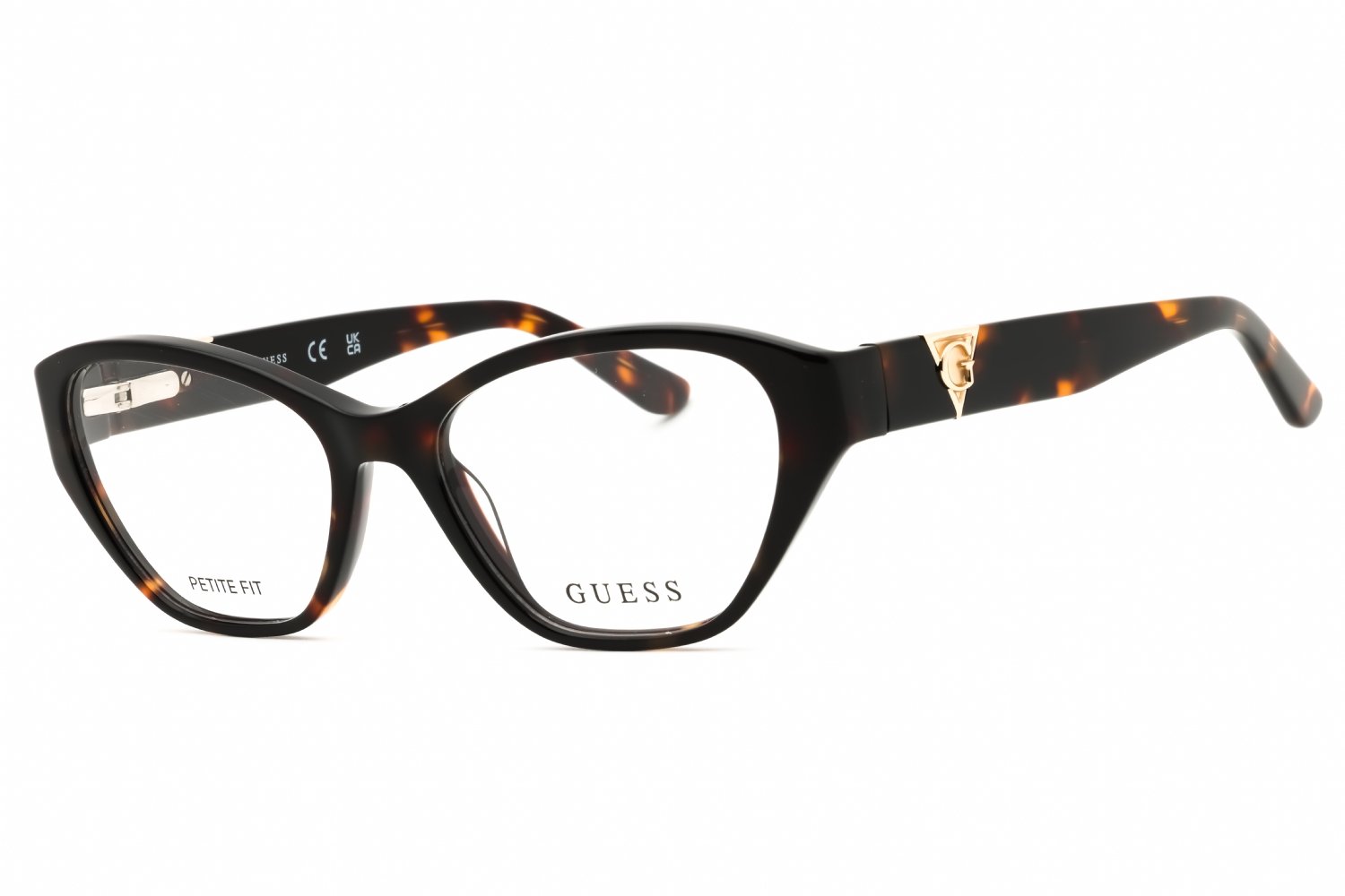 Guess GU50162 dark havana/clear demo lens 052 49-16-135 MM