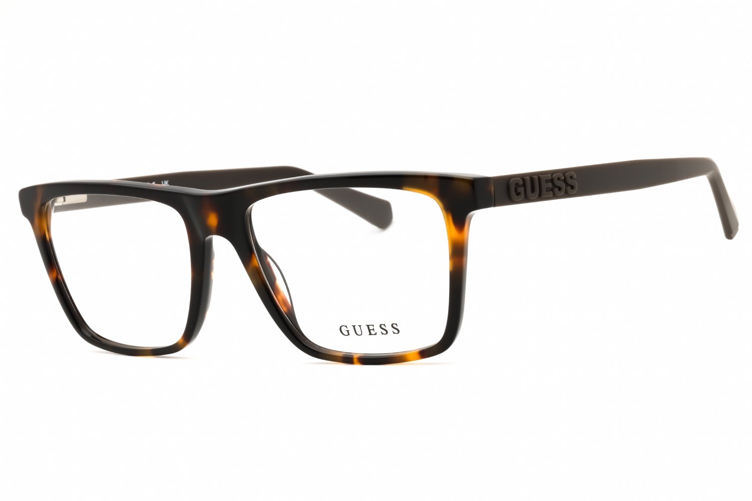 Guess GU50186 dark havana/clear demo lens 052 55-17-145 MM