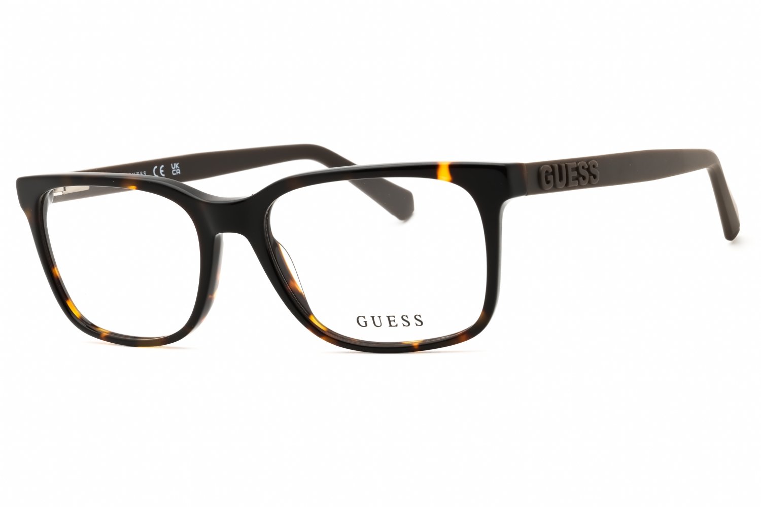 Guess GU50187 dark havana/clear demo lens 052 54-17-145 MM