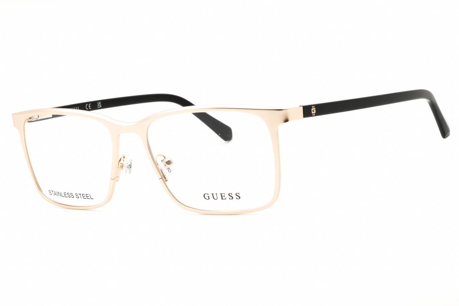 Guess GU50193 pale gold/Clear demo lens 032 56-17-145 MM