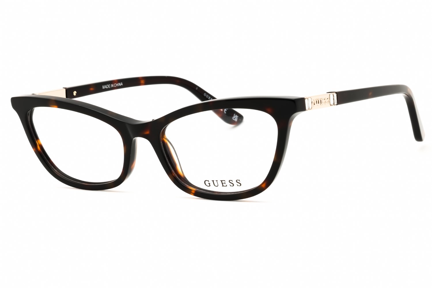 Guess GU50198 dark havana / clear 052 52X17X140
