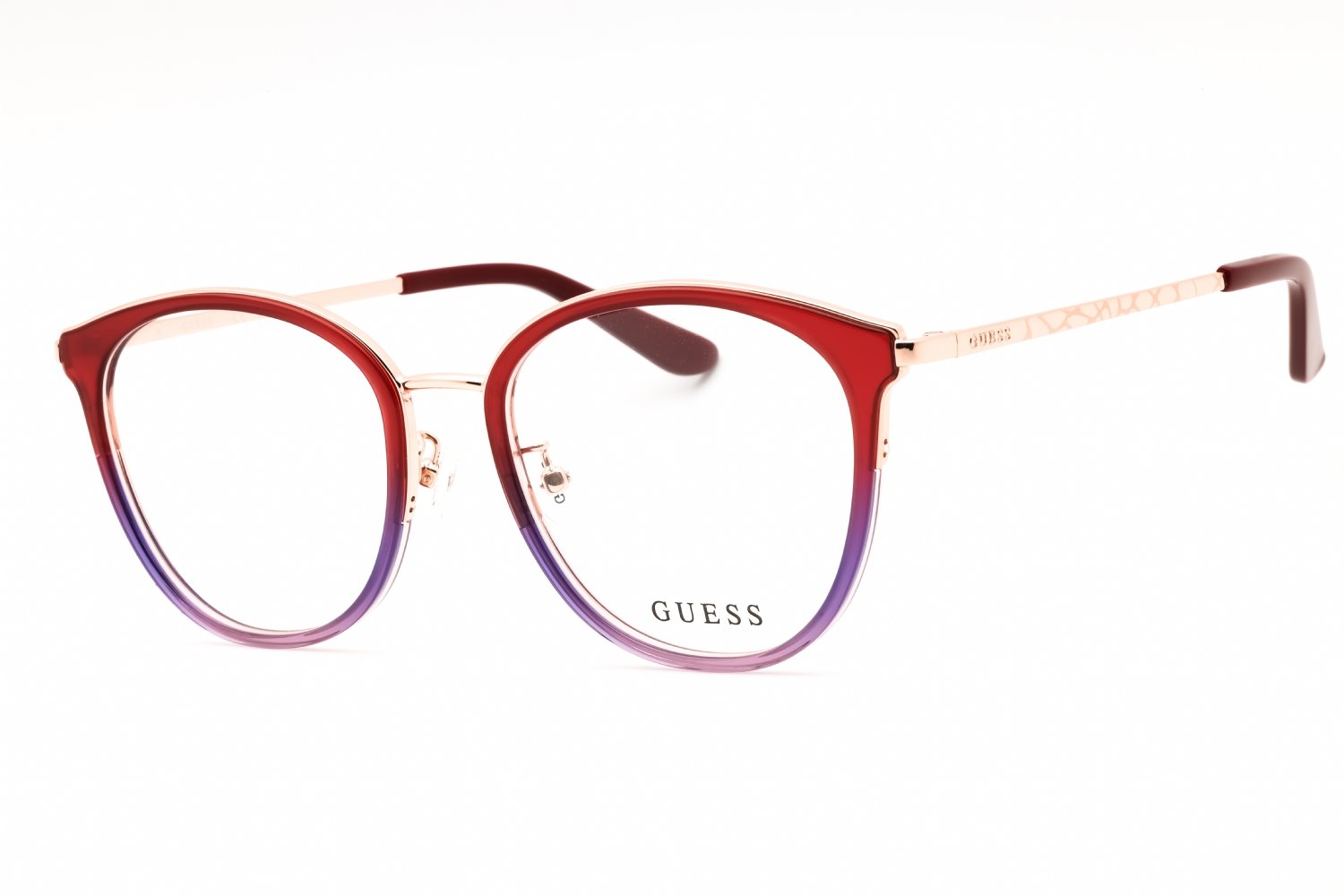 Guess GU50201-D pink /other/clear demo lens 074 53-18-140 MM