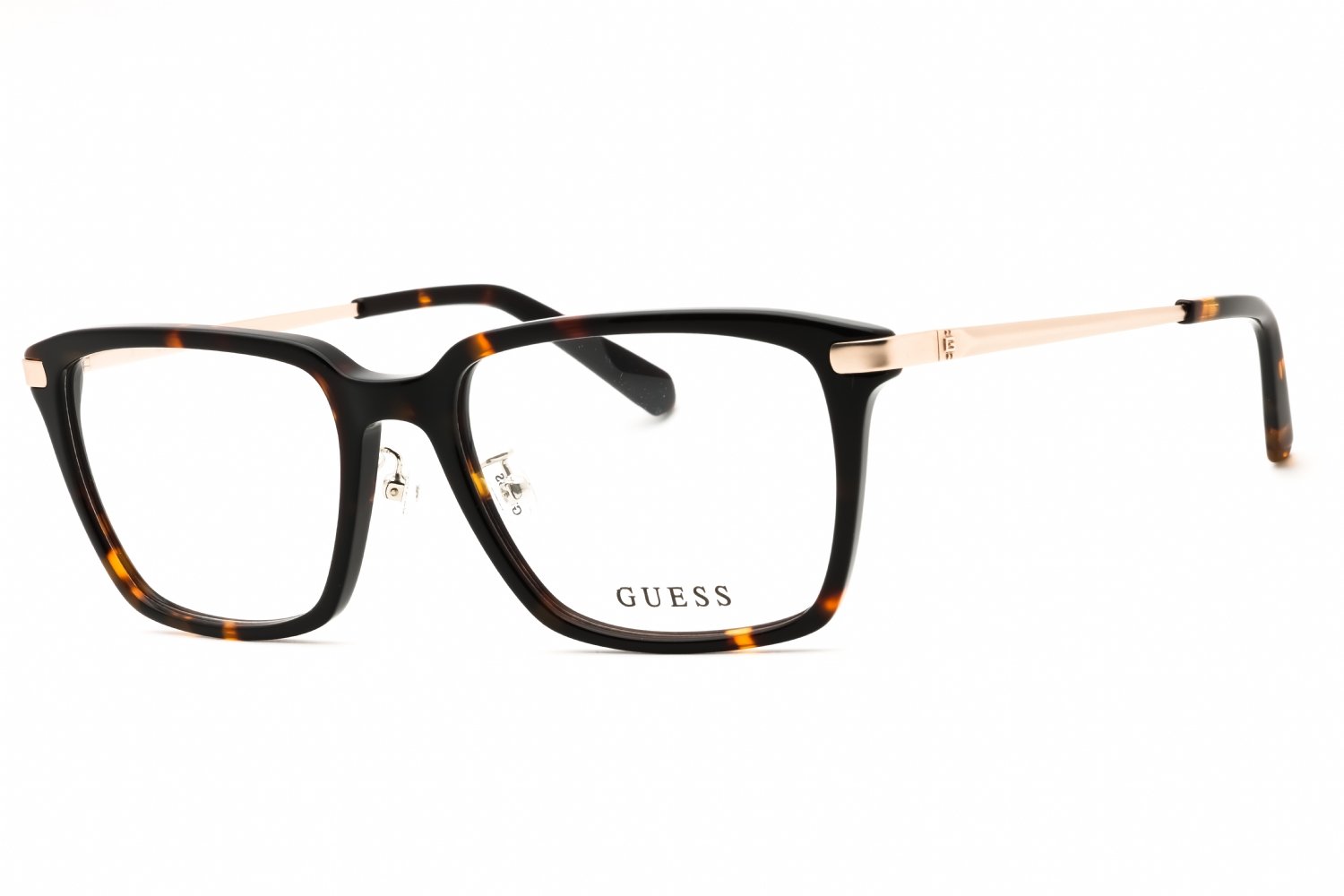Guess GU50206-D dark havana/clear demo lens 052 55-18-145 MM