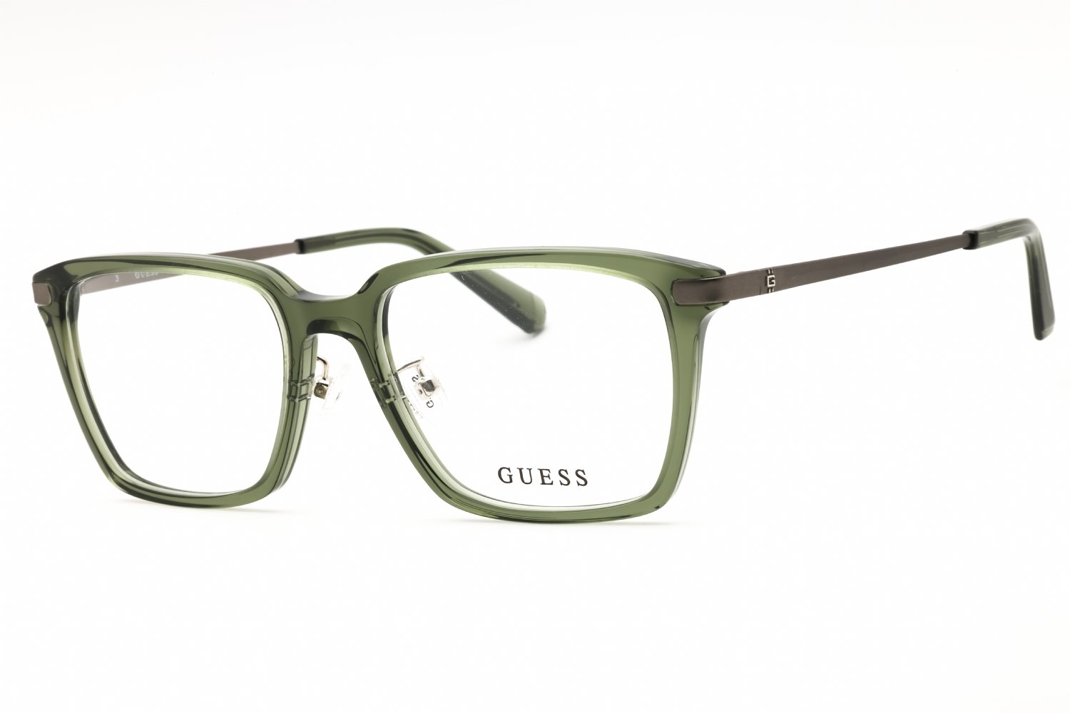 Guess GU50206-D shiny light green/clear demo lens 093 55-18-145 MM