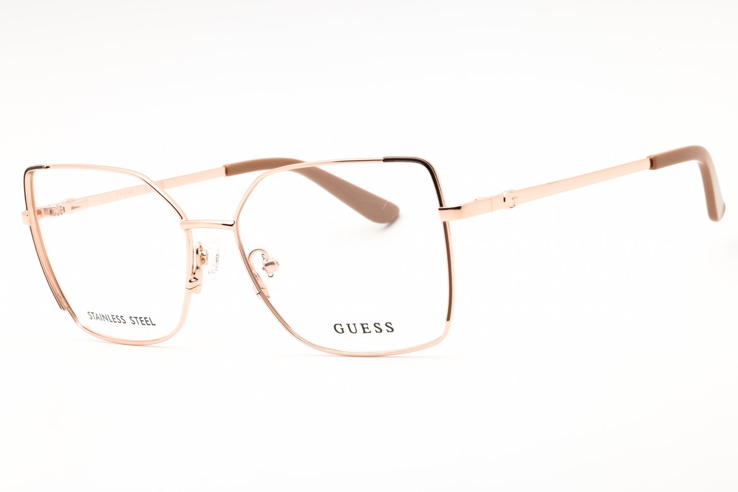 Guess GU50223 beige/other/clear demo lens 059 57X16X140
