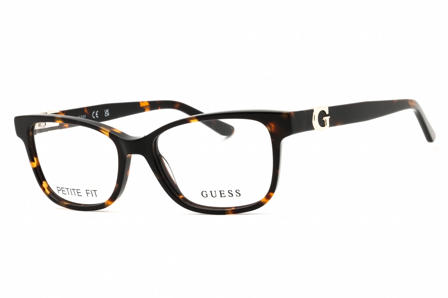Guess GU50227 dark havana/clear demo lens 052 50-15-140 MM