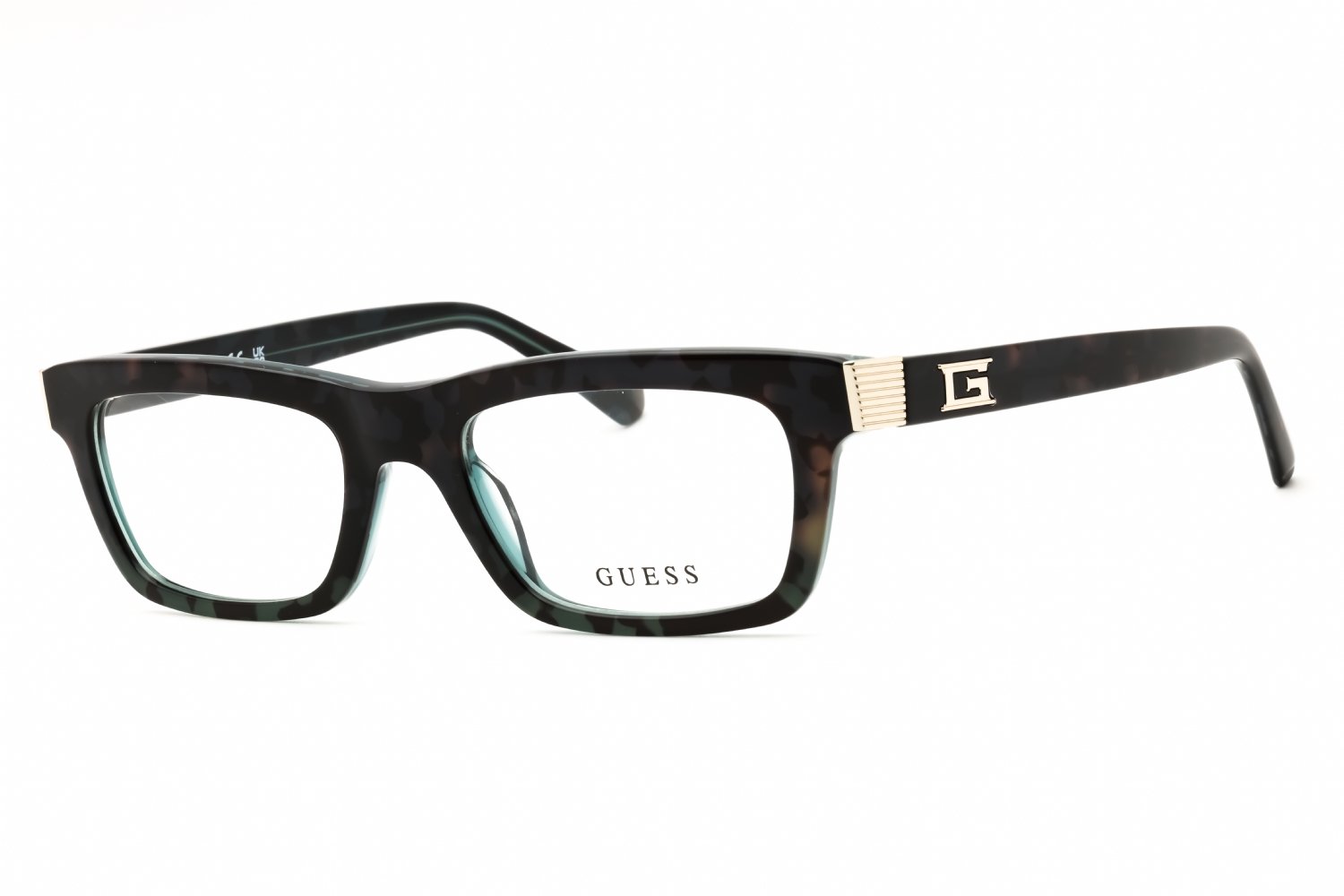 Guess GU50242 dark green/other/clear demo lens 098 53-20-145 MM