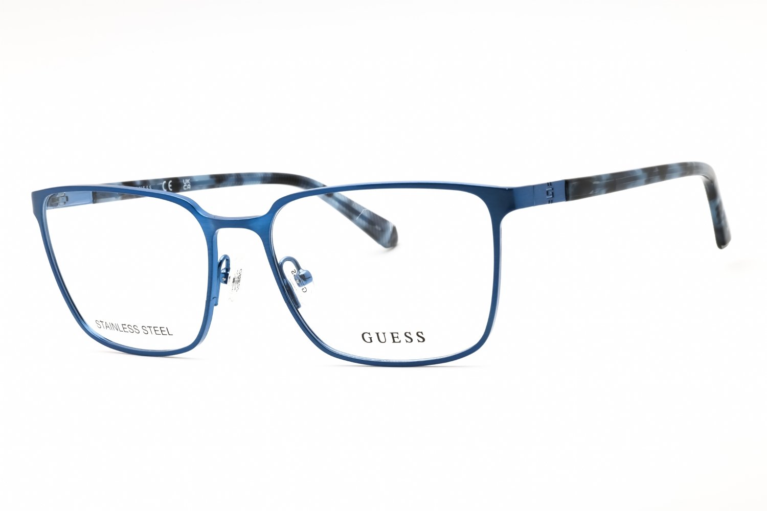 Guess GU50243 matte blue/clear demo lens 091 58-18-145 MM