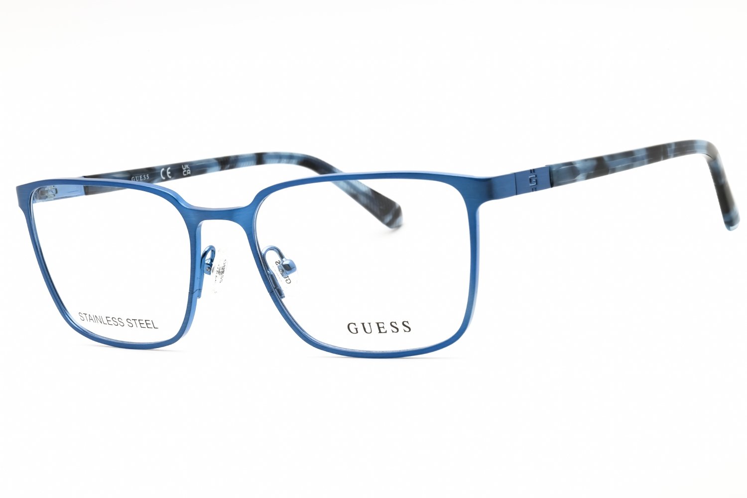 Guess GU50243 matte blue/clear demo lens 091 56-18-145 MM