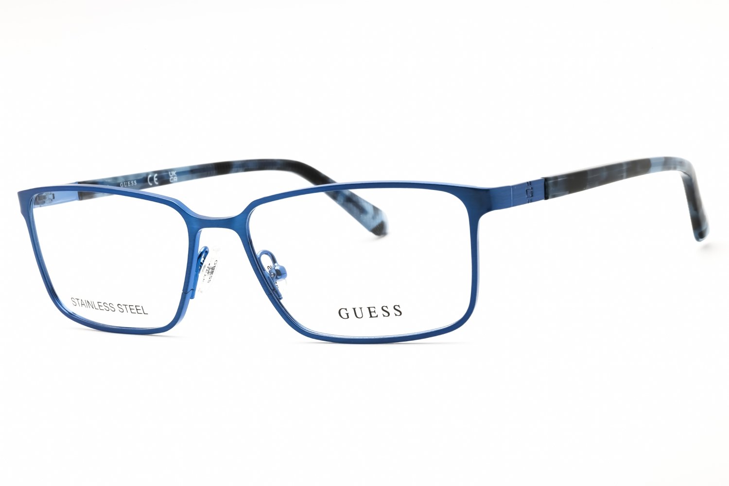 Guess GU50244 matte blue/clear demo lens 091 57-16-145 MM