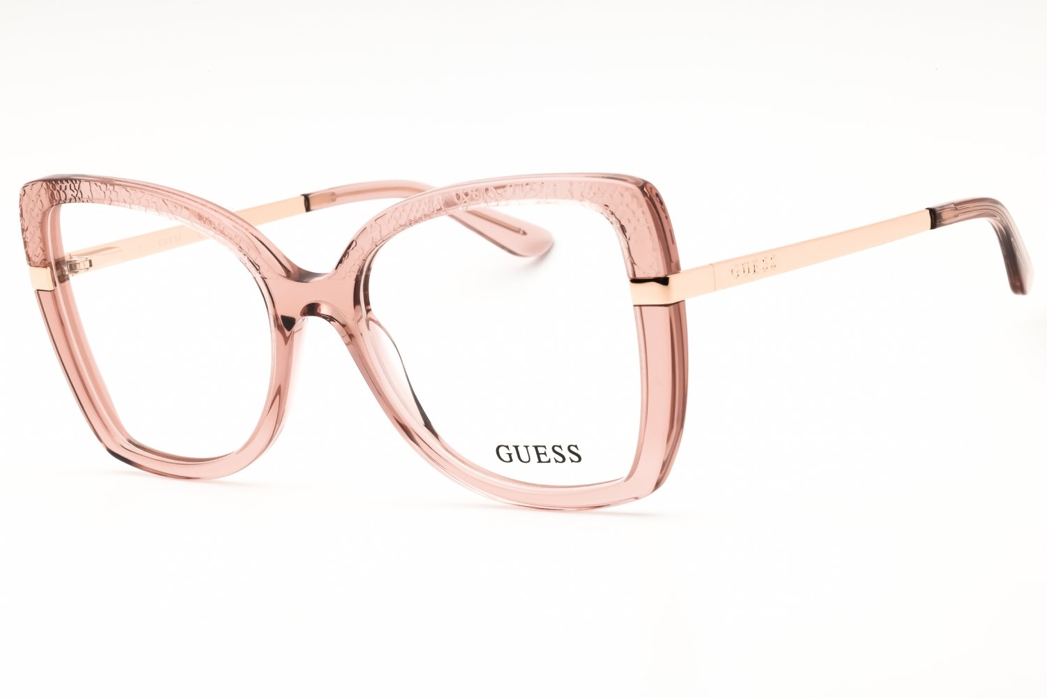 Guess GU50245 shiny beige/clear demo lens 057 54X18X140