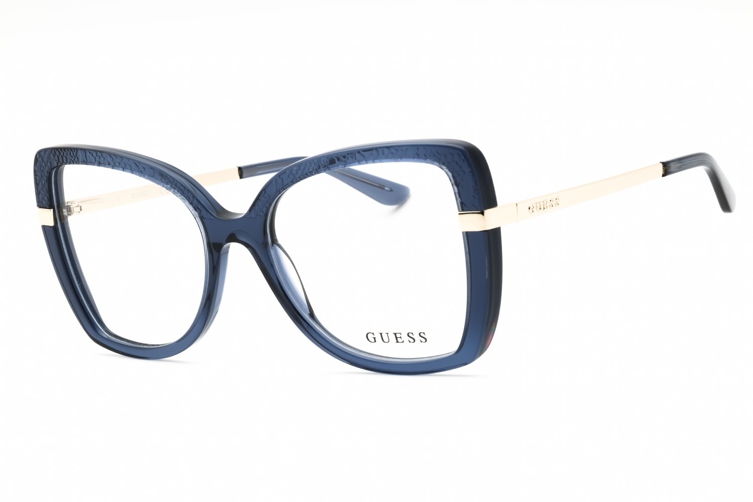 Guess GU50245 shiny blue/clear demo lens 090 54X18X140