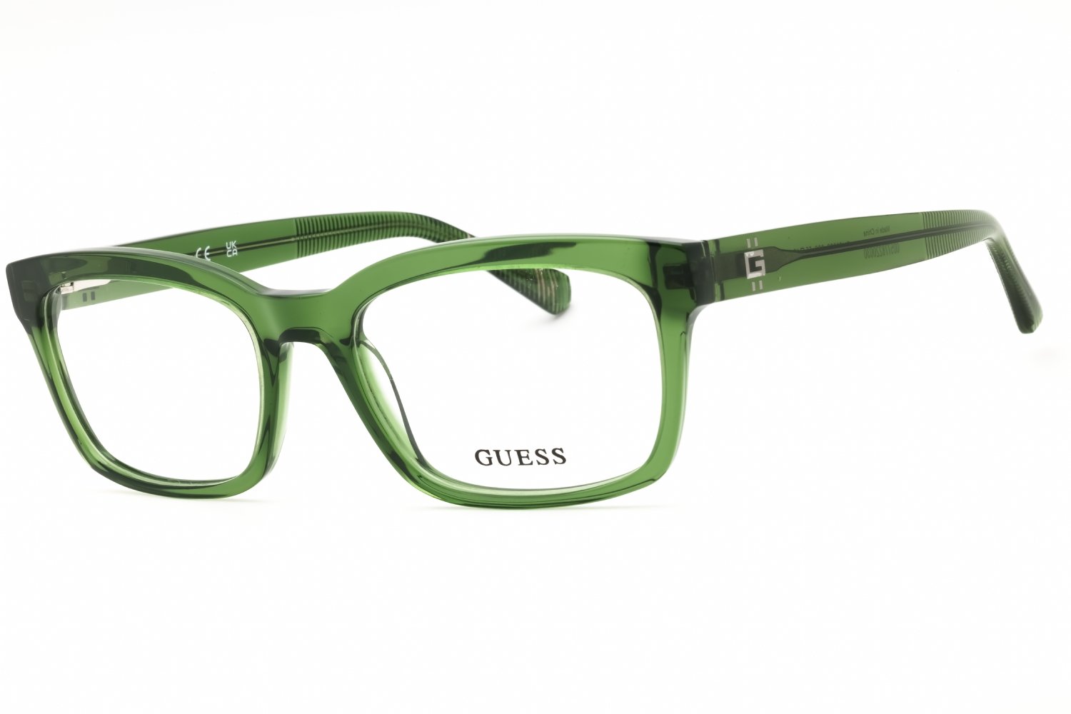 Guess GU50252 shiny dark green/clear demo lens 096 55-19-145 MM