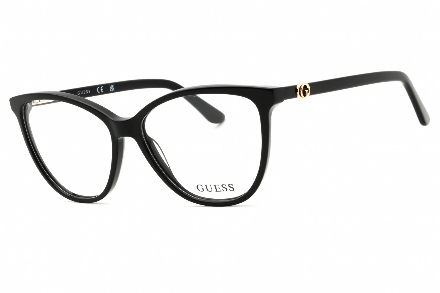 Guess GU50311 shiny black/clear demo lens 001 53-14-140 MM