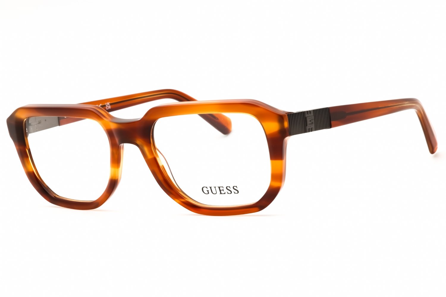 Guess GU50332 light brown/other/clear demo lens 047 52-19-140 MM