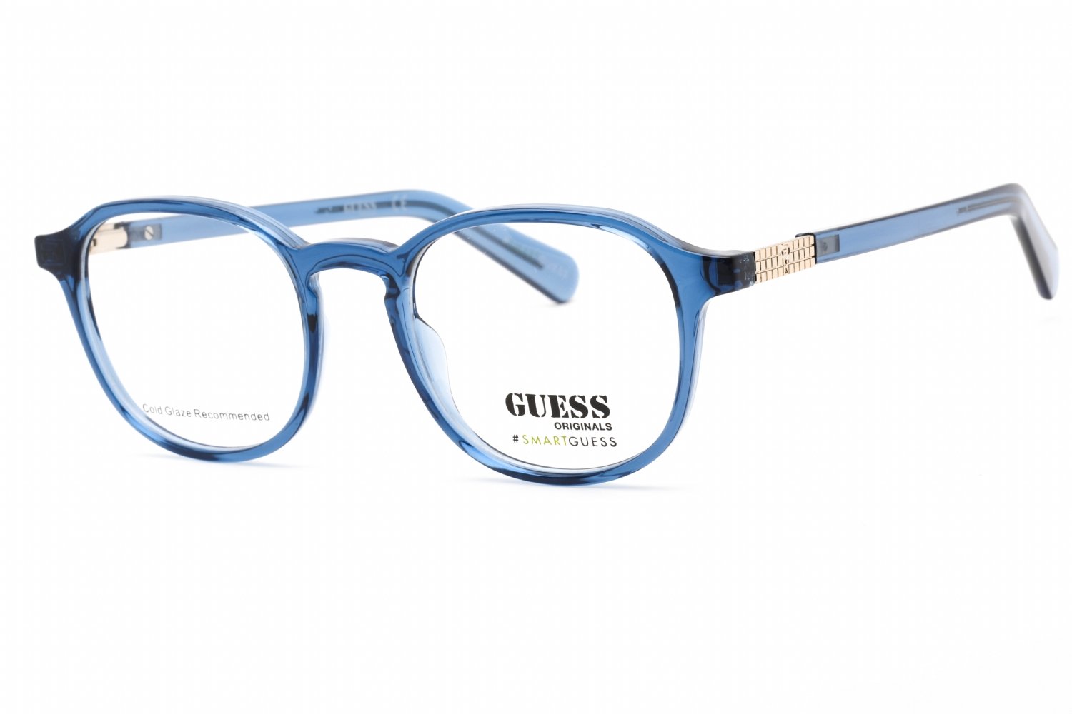 Guess GU8251 Shiny Blue / Clear Lens 090 48-19-145 MM
