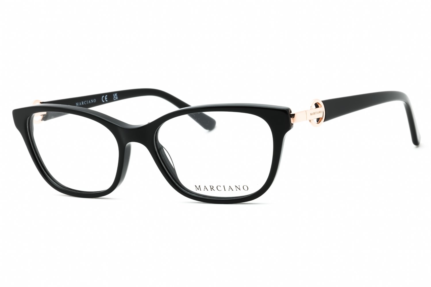 Guess by Marciano GM0371 shiny black/clear demo lens 001 53-16-140 MM
