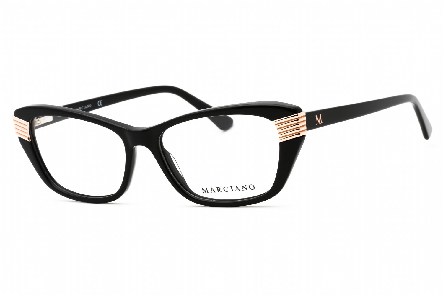 Guess by Marciano GM0385 shiny black/clear demo lens 001 53X15X145