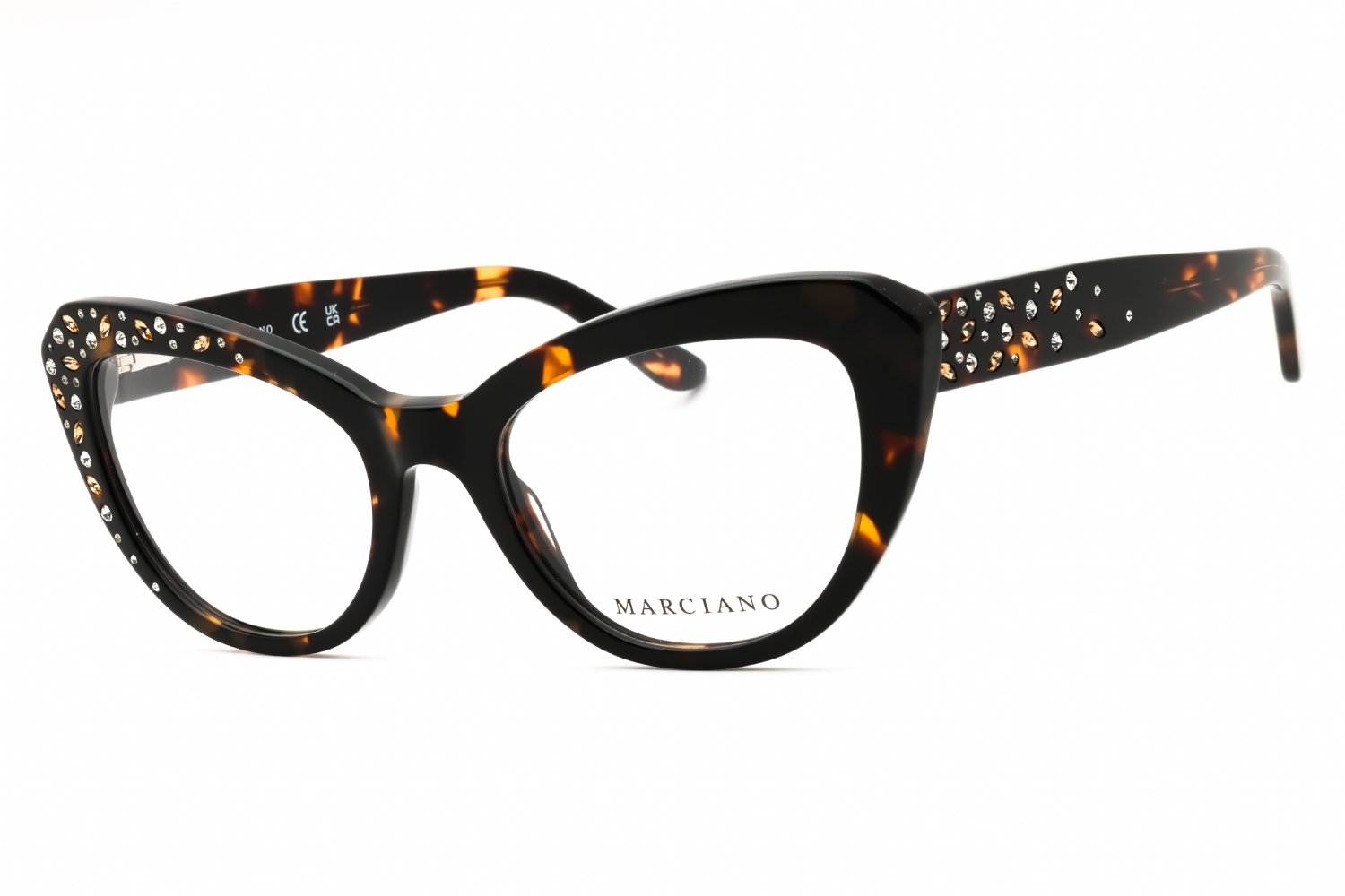 Guess by Marciano GM50016 dark havana/clear demo lens 052 53-20-140 MM