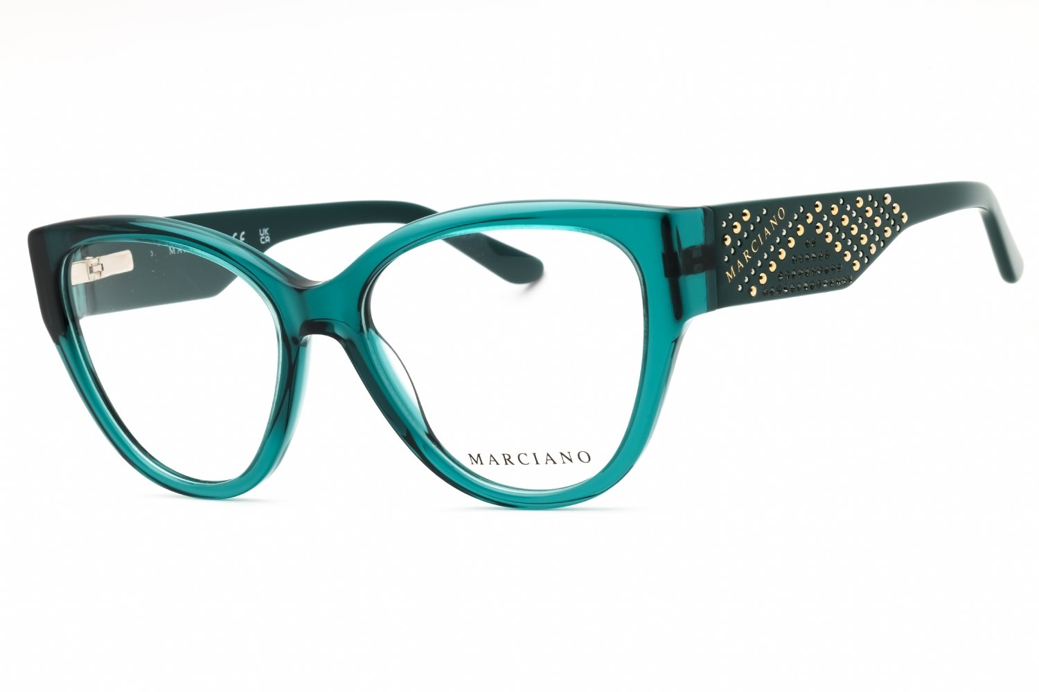 Guess by Marciano GM50018 dark green/other/clear demo lens 098 54-17-140 MM