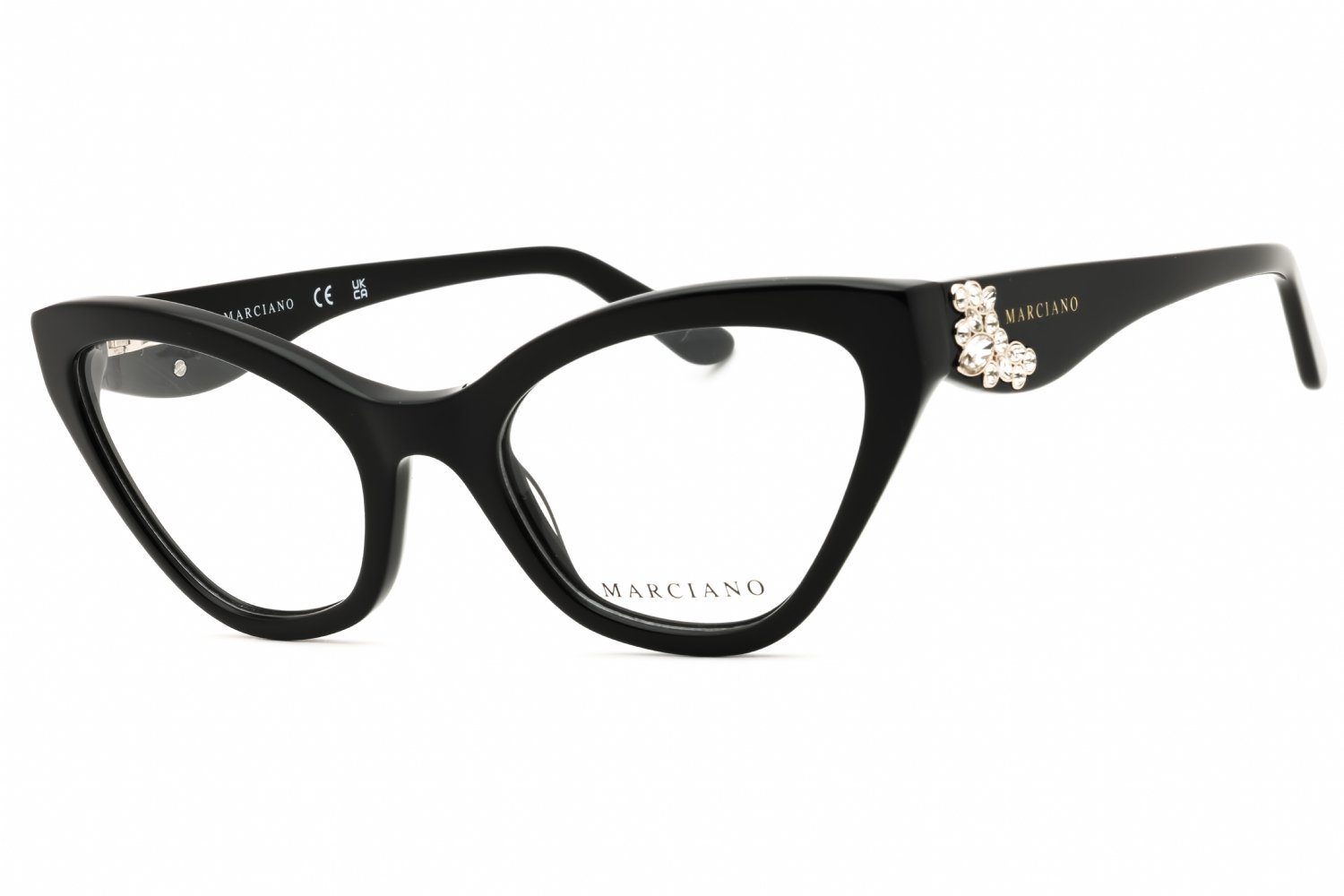 Guess by Marciano GM50038 shiny black/clear demo lens 001 53-21-140 MM