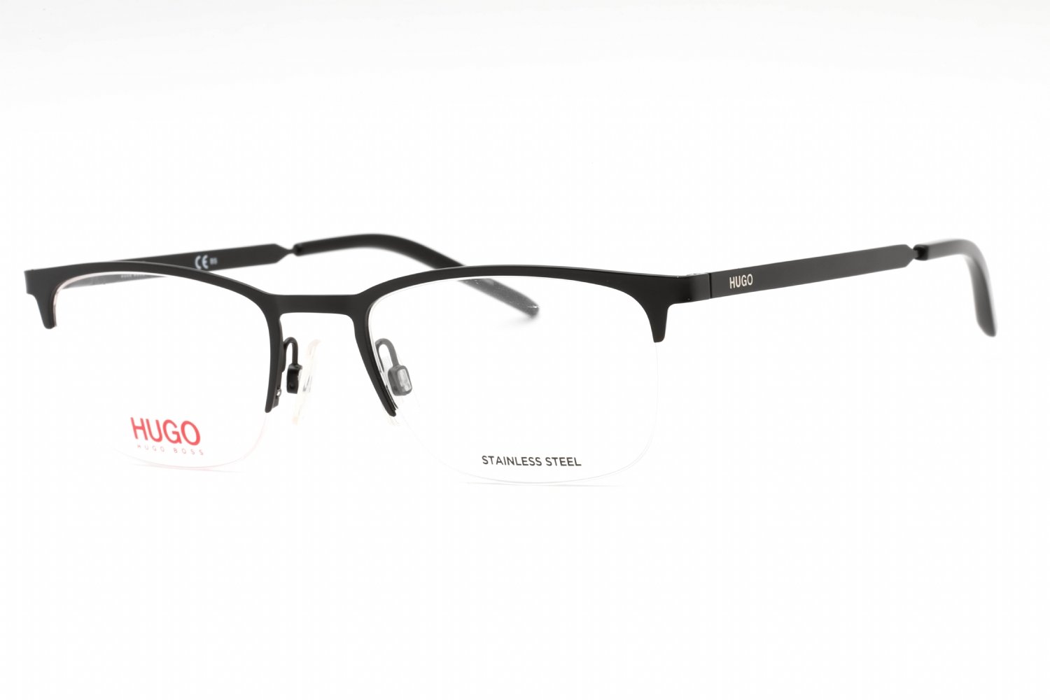 HUGO HG 1019 Matte Black/Clear demo lens 0003 00 53-20-145 MM