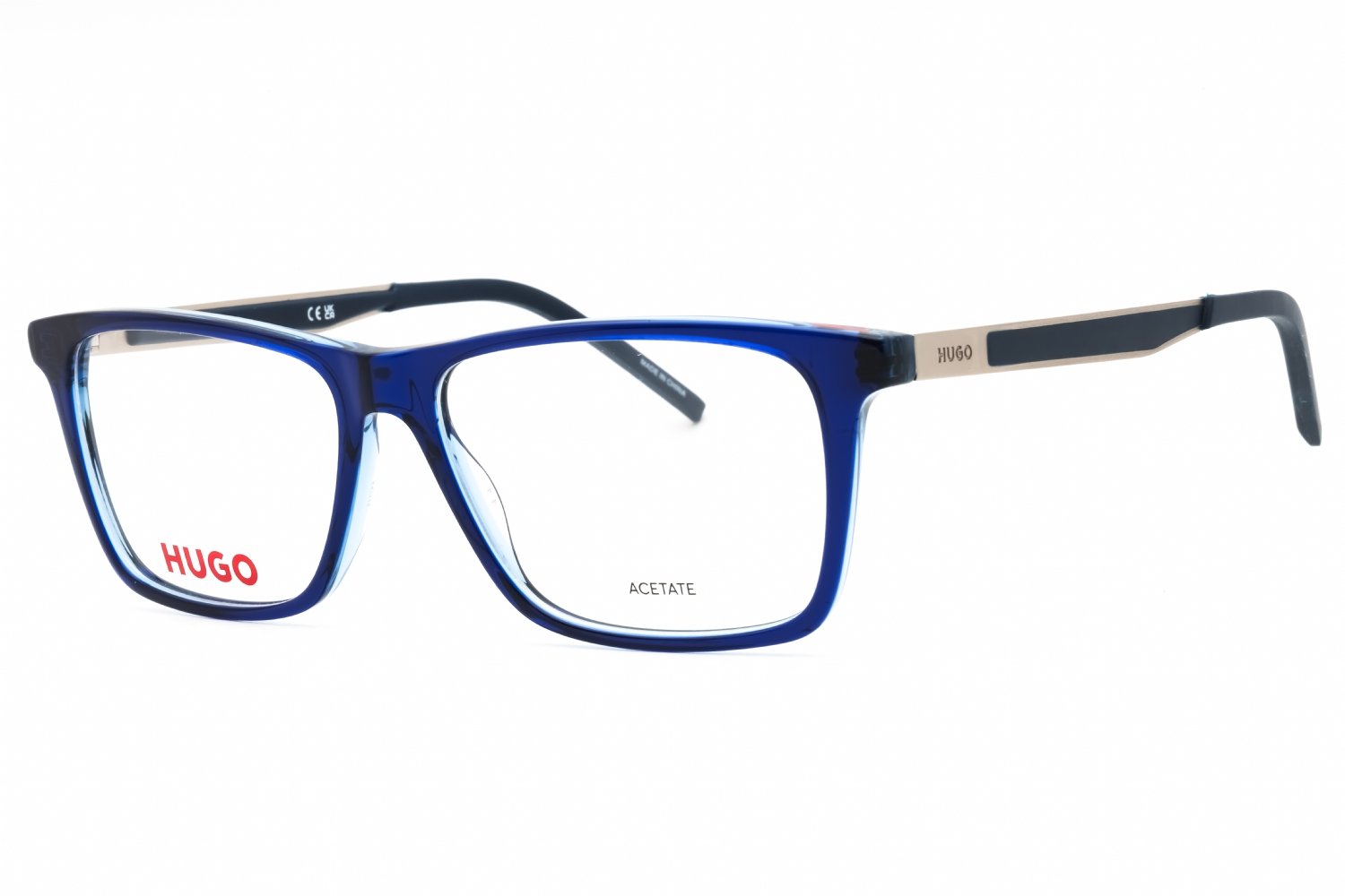 HUGO HG 1140 Blue Azure / Clear demo lens 0ZX9 00 55-15-145 MM