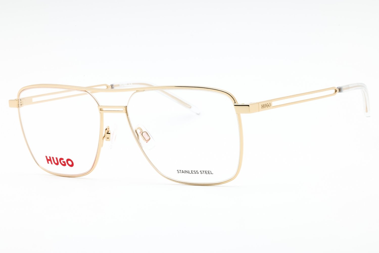 HUGO HG 1145 GOLD/Clear demo lens 0J5G 00 56-15-145 MM