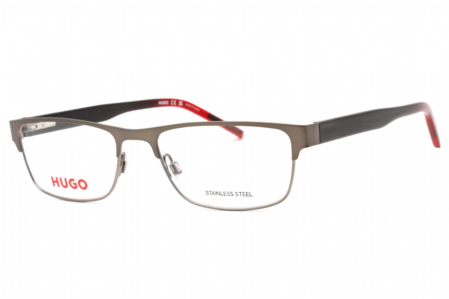 HUGO HG 1263 Dark Ruthenium Grey / Clear Lens 0PTA 00 53-17-145 MM