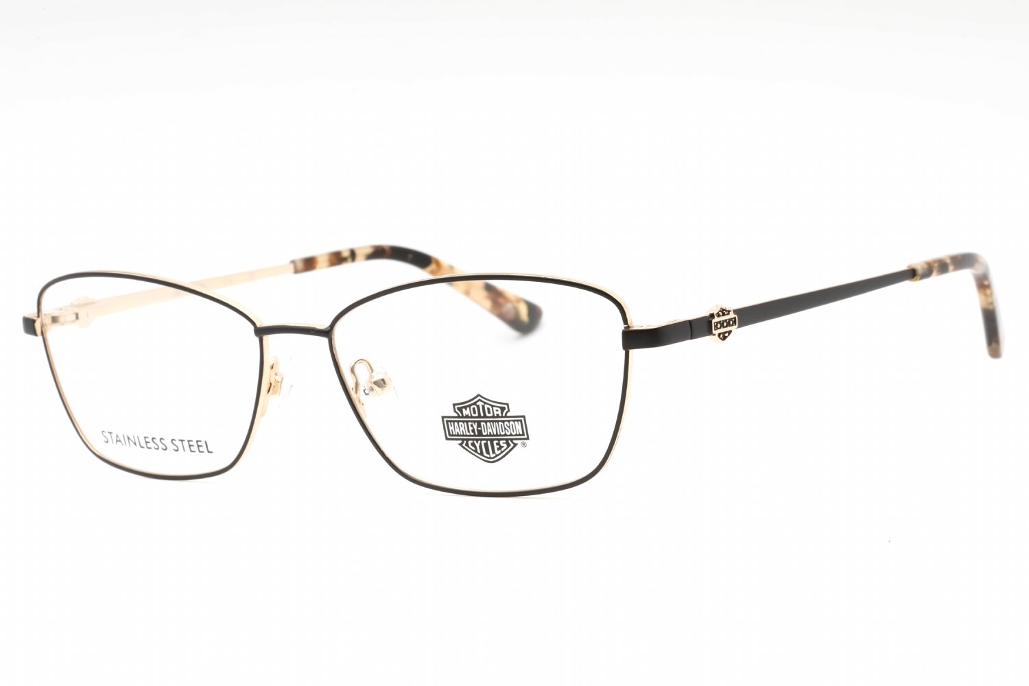 Harley Davidson HD0560 matte black/Clear demo lens 002 53-14-140 MM