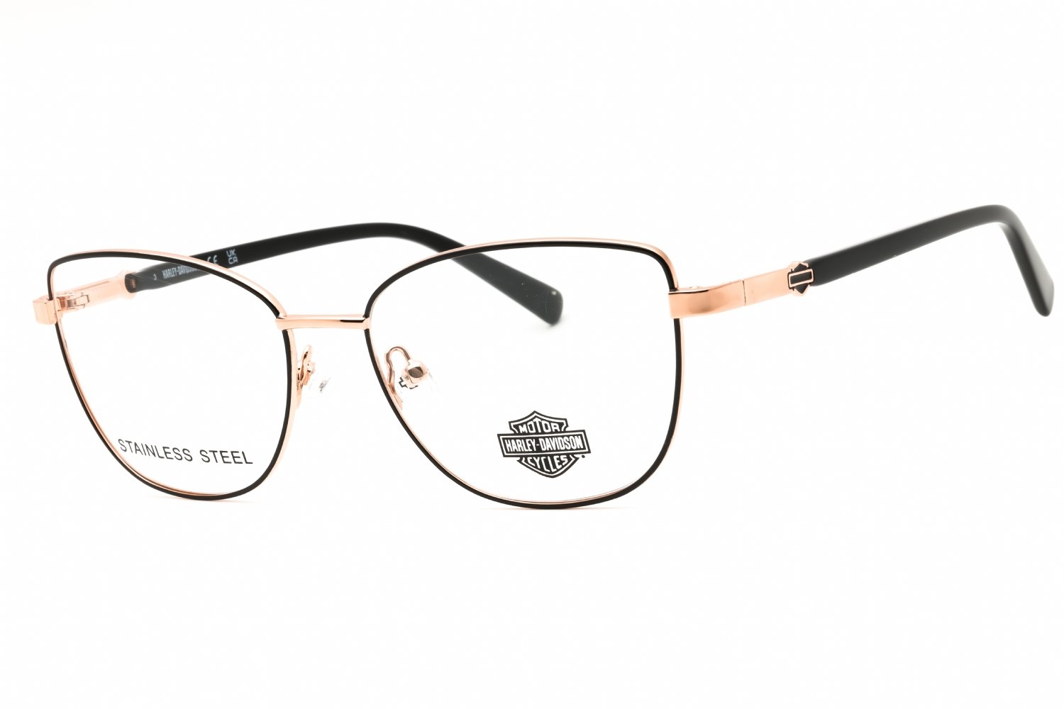 Harley Davidson HD0575 SHINY BLACK / ROSE GOLD 001 53-16-140 MM