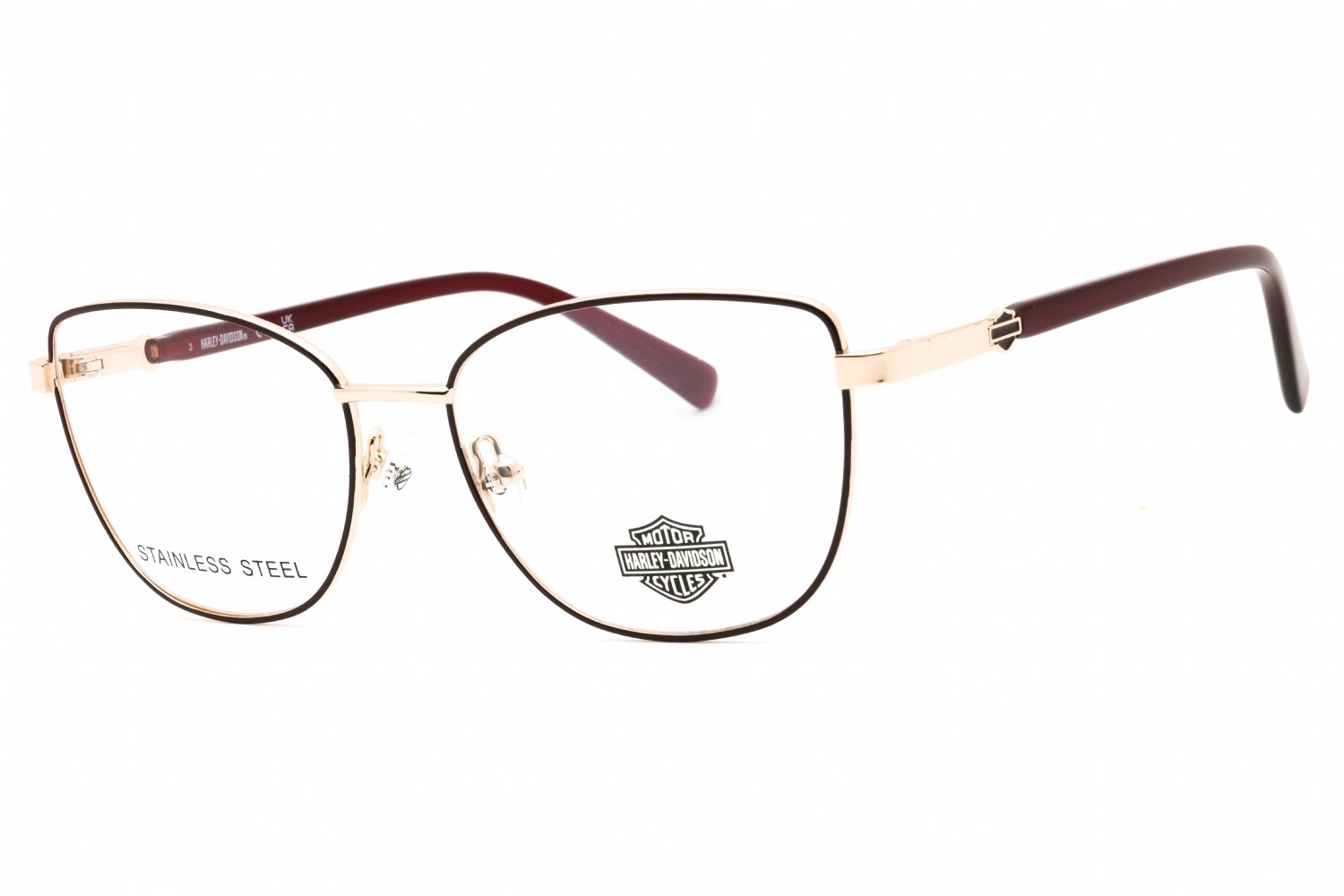 Harley Davidson HD0575 bordeaux/other/clear demo lens 071 53-16-140 MM
