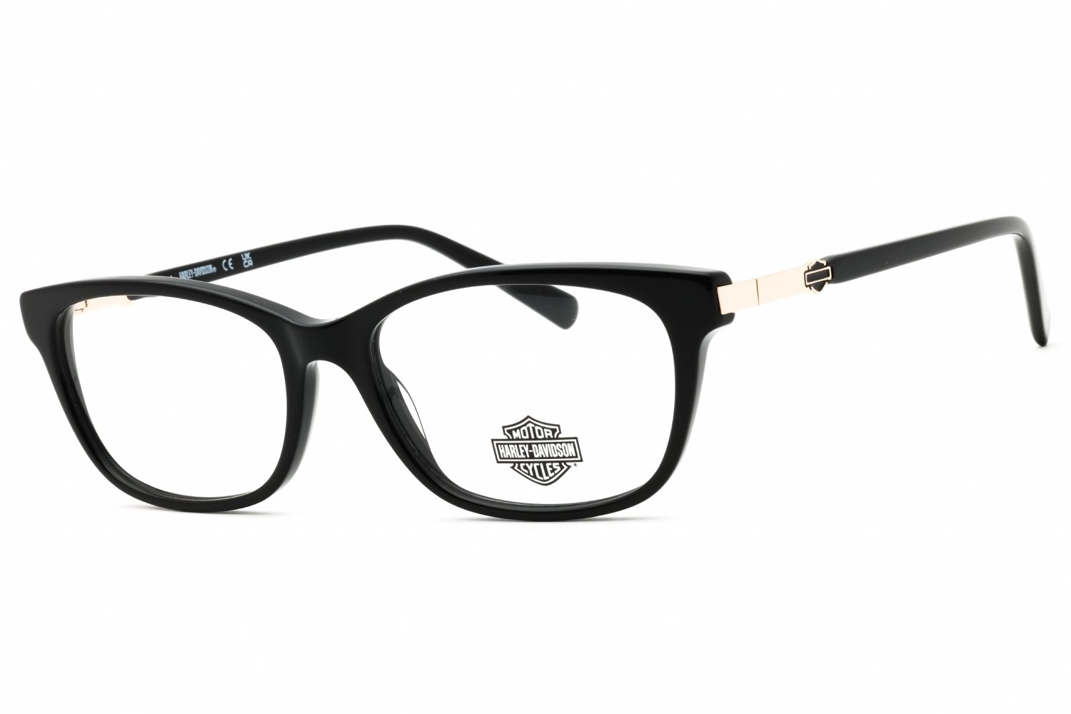Harley Davidson HD0578 shiny black/clear demo lens 001 53X16X140