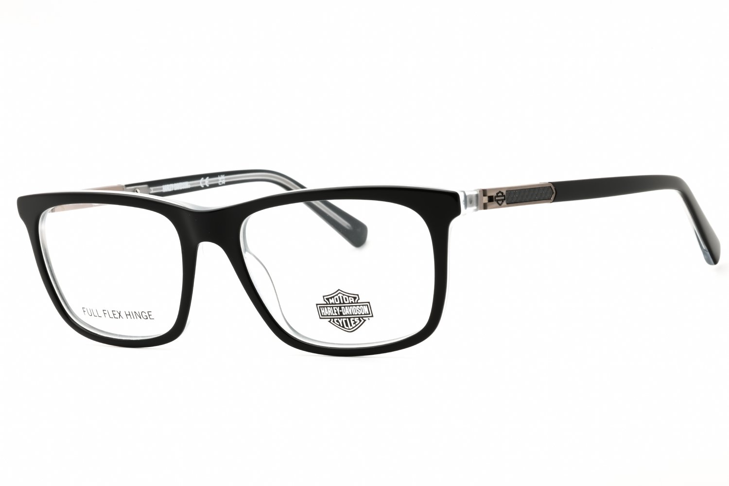 Harley Davidson HD0975 black/crystal/clear demo lens 003 54-17-145 MM