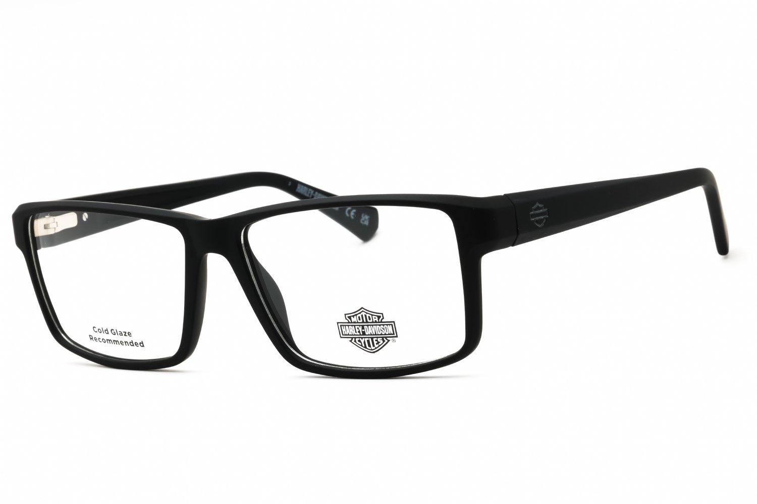 Harley Davidson HD0982 matte black/clear demo lens 002 58-15-145 MM