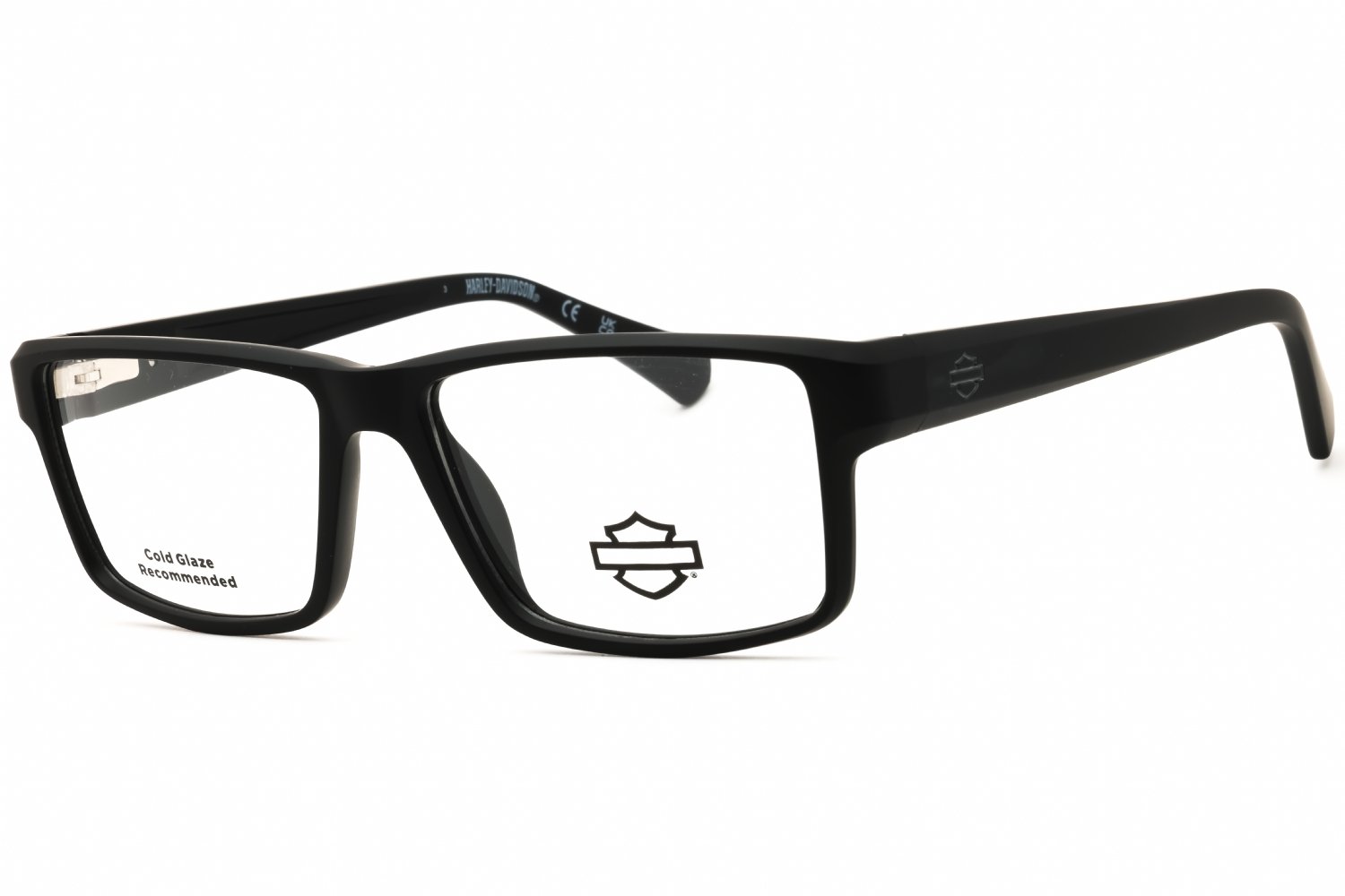 Harley Davidson HD0982 matte black/clear demo lens 002 55-15-145 MM