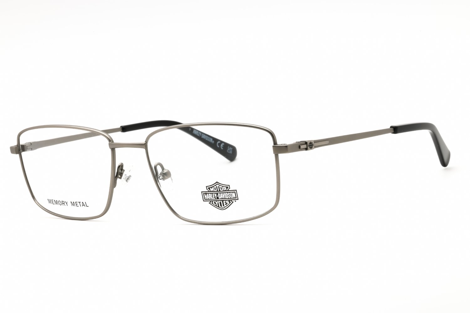 Harley Davidson HD50027 matte light nickeltin/clear demo lens 011 55-17-145 MM