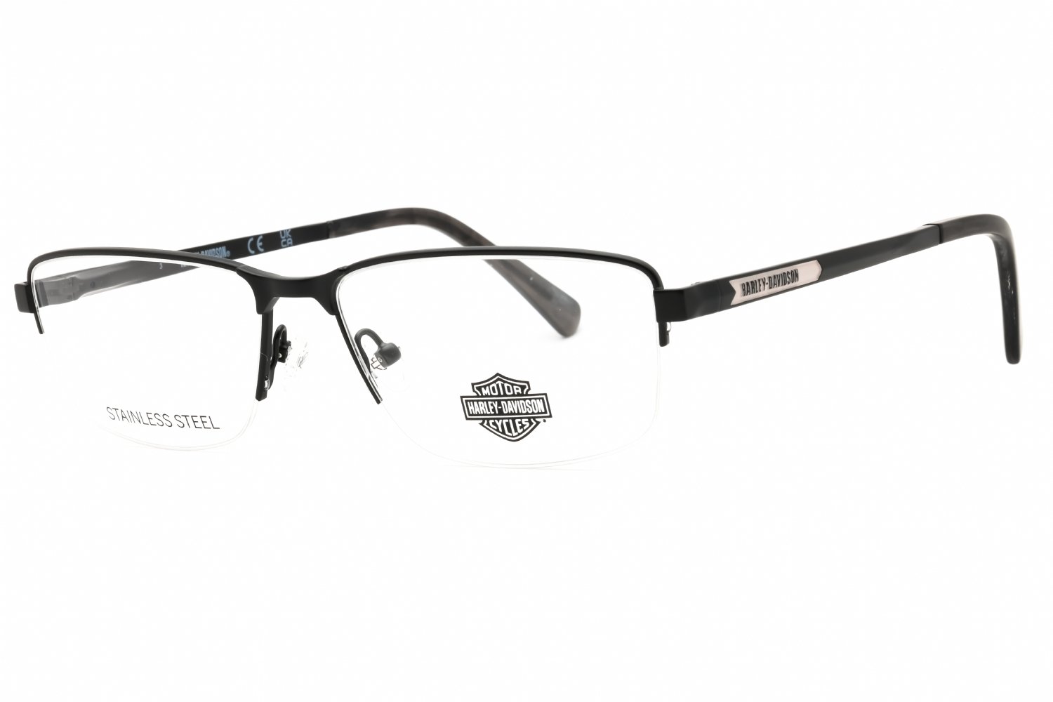 Harley Davidson HD50032 matte black/clear demo lens 002 55-15-145 MM
