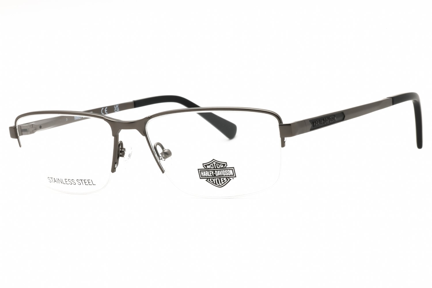 Harley Davidson HD50032 matte gunmetal/clear demo lens 009 55-15-145 MM