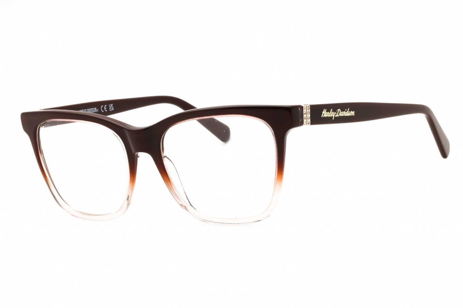 Harley Davidson HD50055 dark brown/other/clear demo lens 050 53-17-140 MM