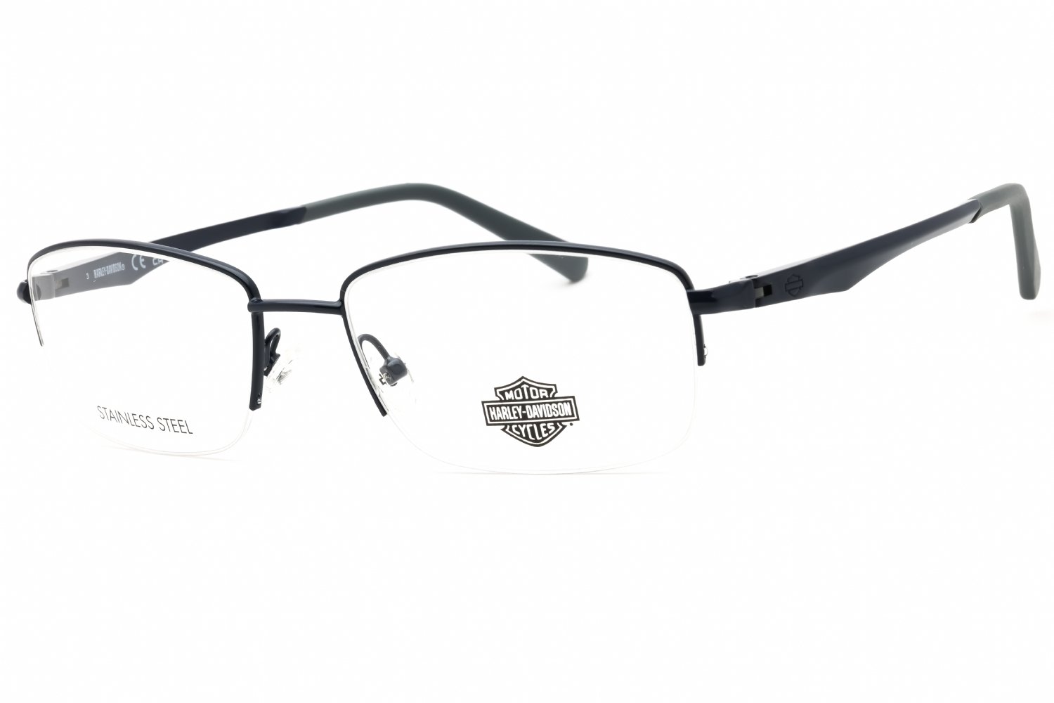 Harley Davidson HD50063 matte blue/clear demo lens 091 55-18-145 MM